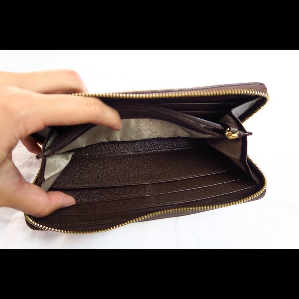 Michael Kors Continental Wallet - Python / Brown - image 6